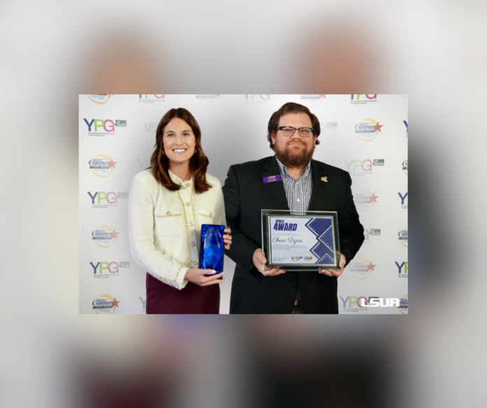 LSUA’s Abbey Bain and Chase Dyess were Honored by the Chamber’s Young Professionals Group at the 2023 Cenla 4Ward AwardsSUA’s Abbey Bain and Chase Dyess were Honored by the Chamber’s Young Professionals Group at the 2023 Cenla 4Ward Awards