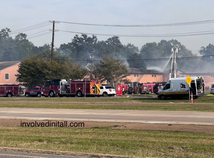 Guest House Inn & Suites Fire Update: one fireman was injured; cause human intervention