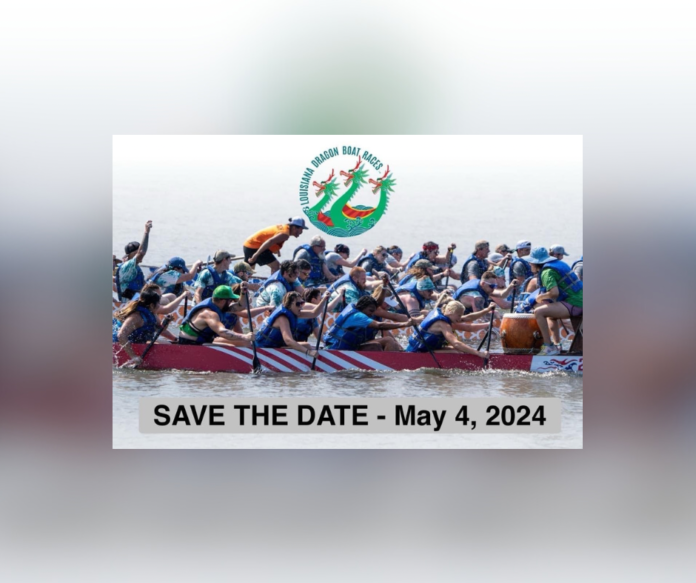 Louisiana Dragon Boat Races Set to Ignite Excitement on the Water; Saturday, May 4, 2024