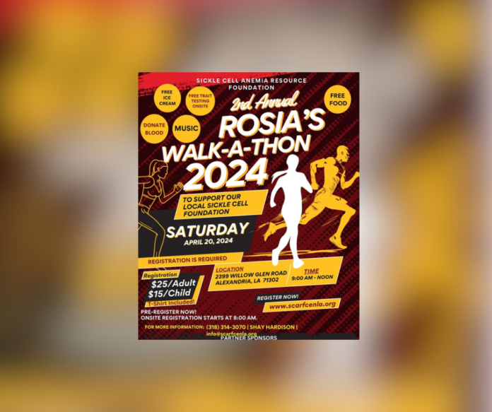 SCARF Hosts 2nd Annual Rosia Walk-A-Thon in Honor of Sickle Cell Warriors