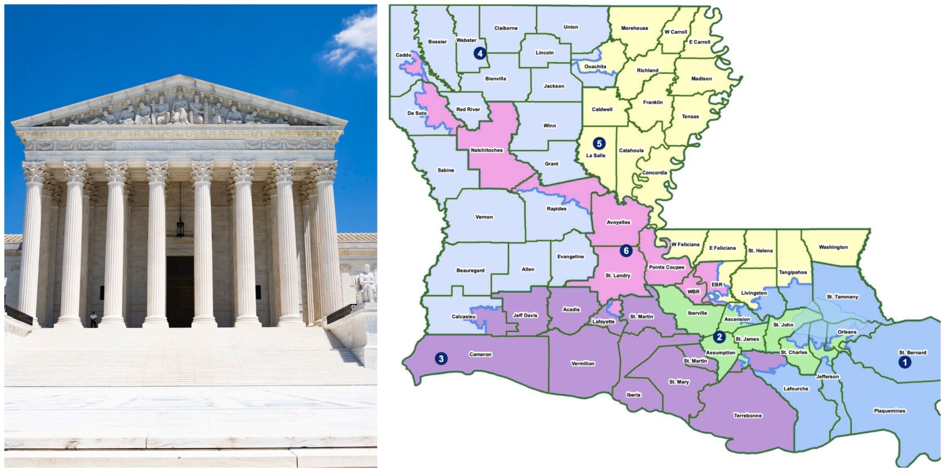 Supreme Court orders Louisiana to use congressional map with two ...