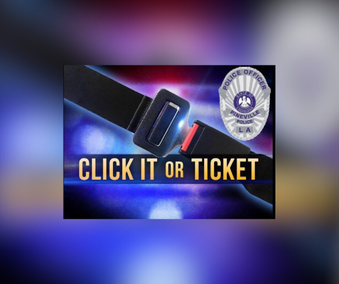 Pineville Police to Participate in 2024 Click It Or Ticket Campaign (Image Source: PPD)