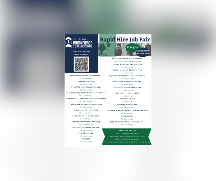 Upcoming Rapid Hire Job Fair Promises Over 739 Job Openings