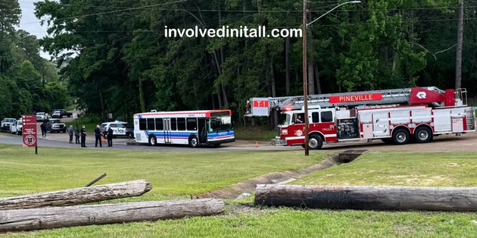 Alexandria City Bus Catches Fire Near Pineville High School (Image source: involvedinitall.om)