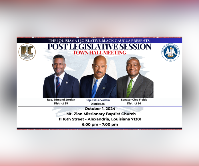 Louisiana Legislative Black Caucus Hosts Post-Legislative Session Town Hall Meeting