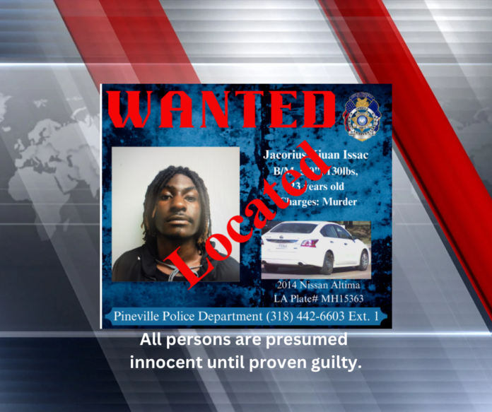 Armed and Dangerous Suspect Jacorius Issac Was Arrested in Alexandria