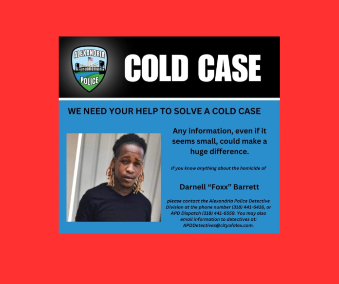 Community Urged to Help Solve Darnell “Foxx” Barrett Homicide Cold Case