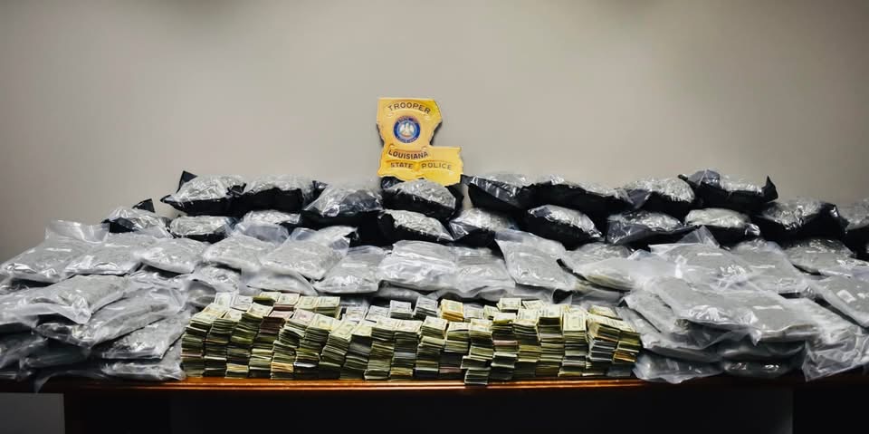 Louisiana State Police Seize $1.1 Million and 183 Pounds of Marijuana in Major Drug Bust