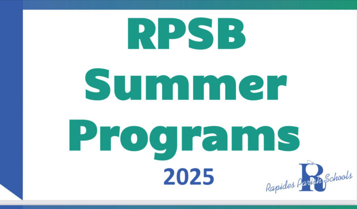 Rapides Parish School Board Summer Programs 2025 Offer Academic Support and Career Training for All Ages