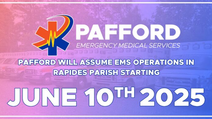 Pafford Encourages Rapides Parish Residents to Apply for EMS Employment