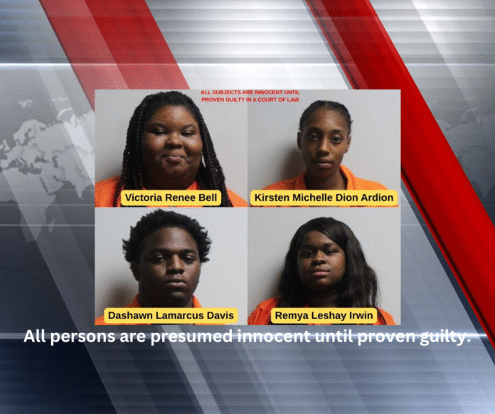 Four Arrested in Pineville Hayes Street Shooting Investigation