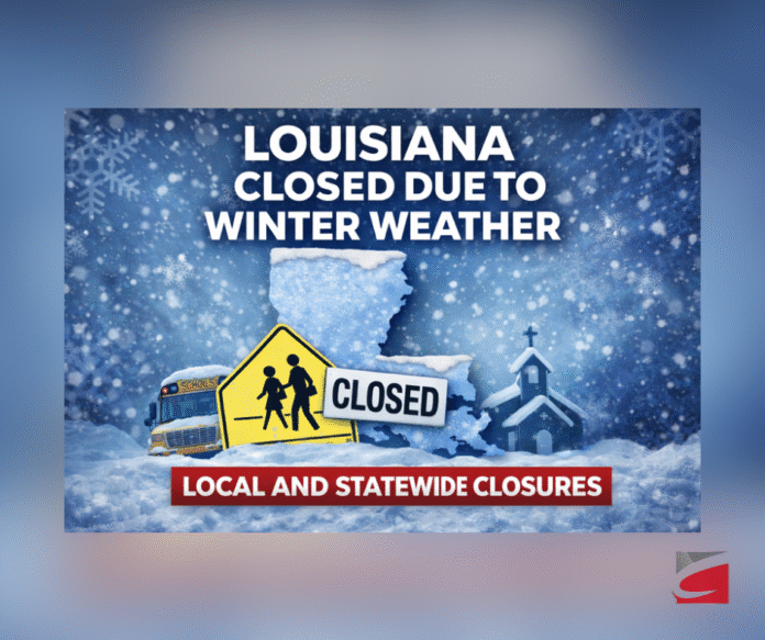 Louisiana Closures Due to Severe Winter Weather