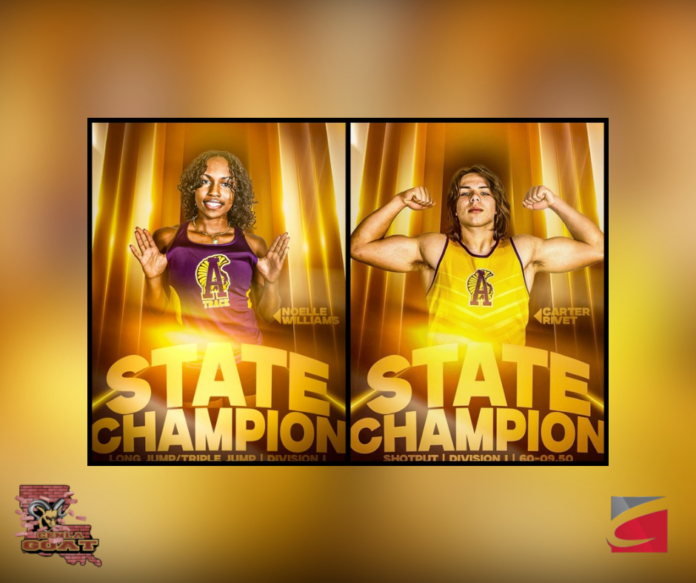 Alexandria State Champions 2026: Williams and Rivet Dominate LSU Indoor Meet