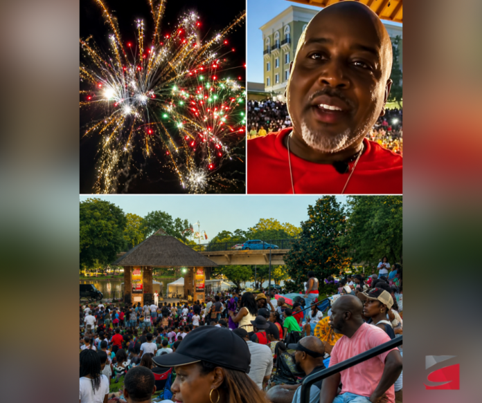 Natchitoches Rings in Juneteenth With Music, Food, and Fireworks on the River