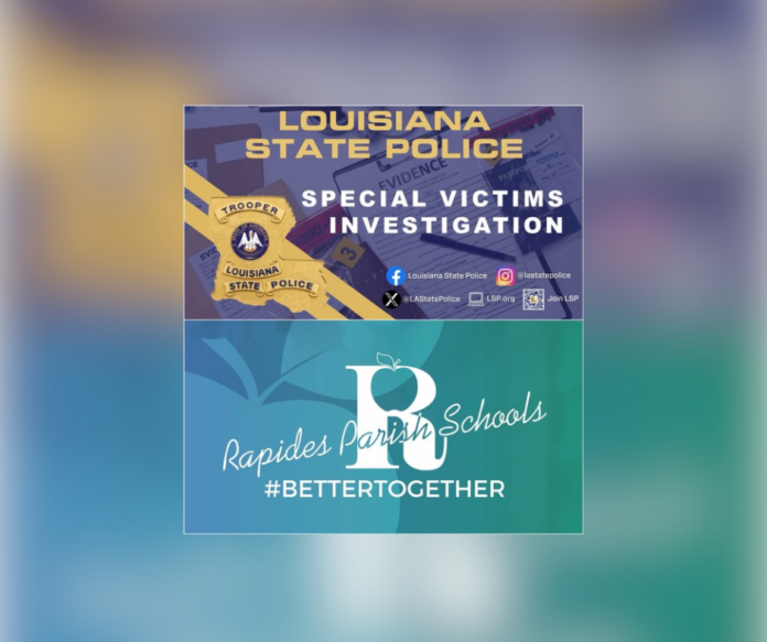 Alexandria Man Employed by Rapides Parish School Board Arrested in Child Sex Trafficking Investigation