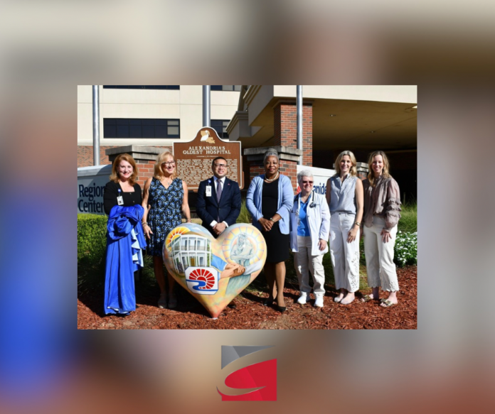 Rapides Regional Medical Center Unveils Community Heart in Alexandria