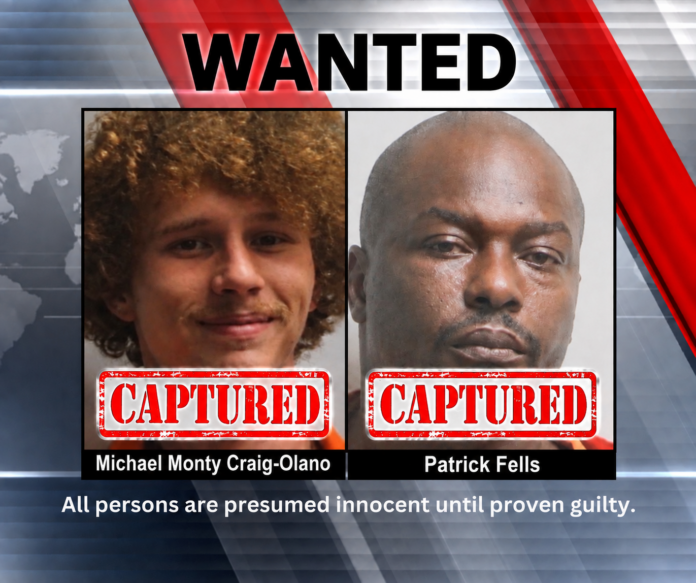 Both Men Sought by RPSO Now Booked Into Rapides Parish Detention Center