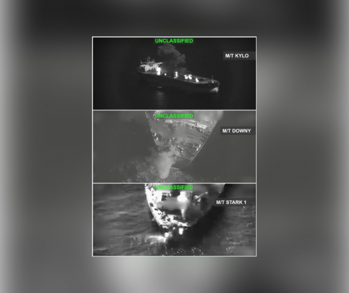 U.S. Strikes Three Iranian Oil Tankers After IRGC Targets Navy Warships (Source: CENTCOM)