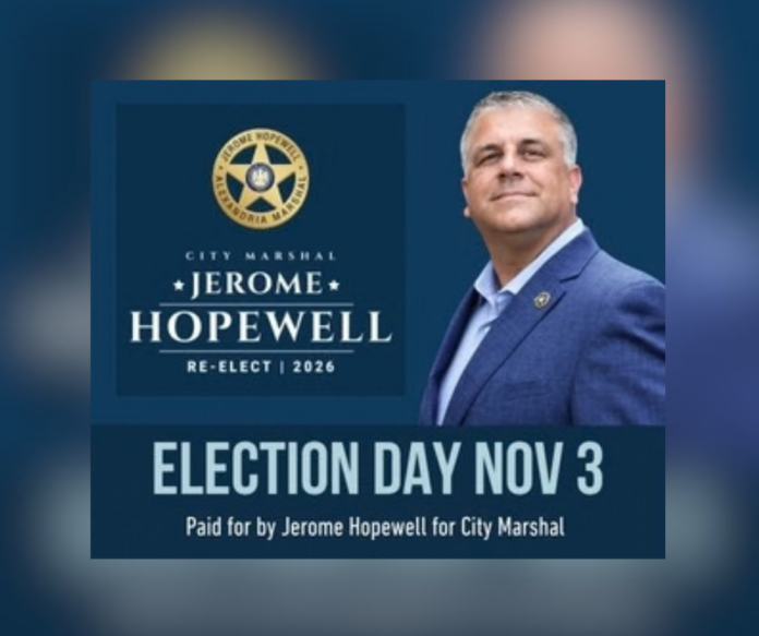 Vote Jerome Hopewell for Alexandria City, #70 on the Ballot!