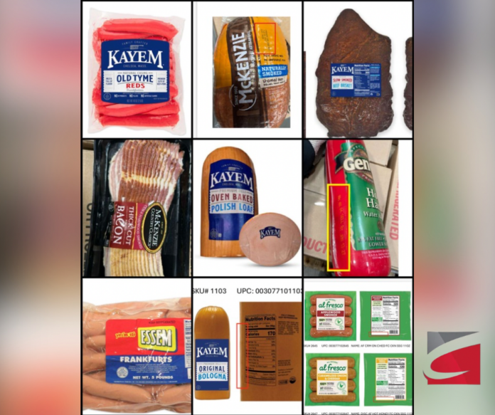 USDA Issues High-Risk Recall of Nearly 1.6 Million Pounds of Meat and Poultry Products